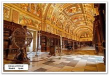 Library at El Real Monasterio de El Escorial - Madrid, Spain 2.jpg